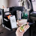 [MURO] CARBY Folding Table for Vehicles, 5 Multi-purpose Storage to Tidy Up Back Seats _ Vehicle organizer